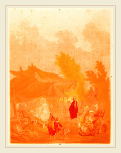 Charles-Melchior Descourtis after Nicolas Antoine Taunay, French (1753-1820), Noce de Village