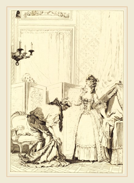 Jean-Louis Delignon and Antoine-Jean Duclos after Jean-Honoré Fragonard, French (1755-c. 1804), Le