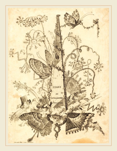 Charles Germain de Saint-Aubin, French (1721-1786), Titre, in or after 1756, etching