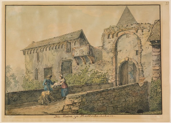 Ruin of the Tiefburg at Handschuhsheim