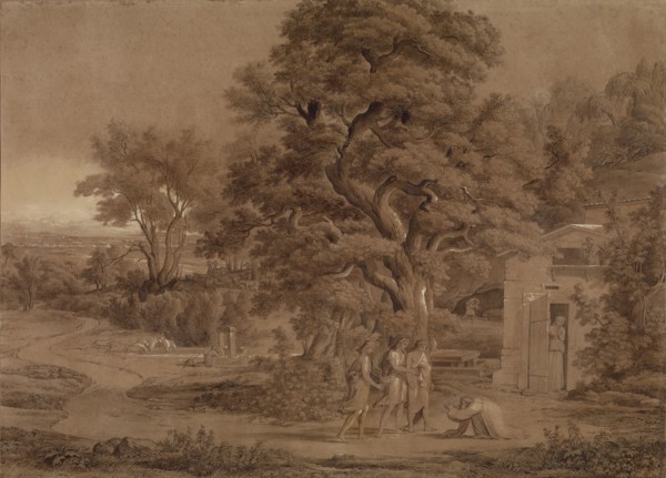 Landscape with Abraham and the Three Angels in the Valley of Mam