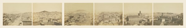 Six-part Panorama of San Francisco from San Francisco Album: Pho