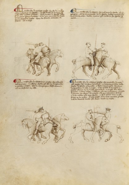 Equestrian Combat with Sword