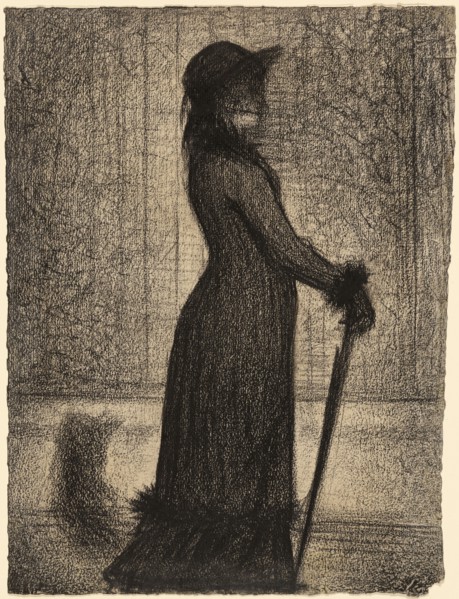 Une élégante (Woman Strolling)
