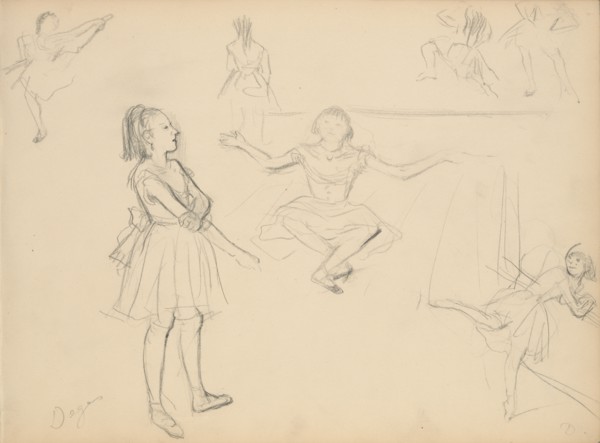 Ballet Dancers Rehearsing