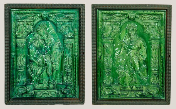 Stove Tile Depicting Alexander the Great,  Stove Tile Depicting