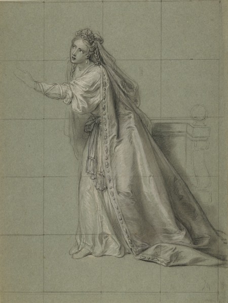 Study of a Woman (Rodugune) Turned toward the Left