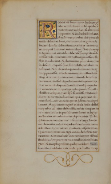 Decorated Initial R