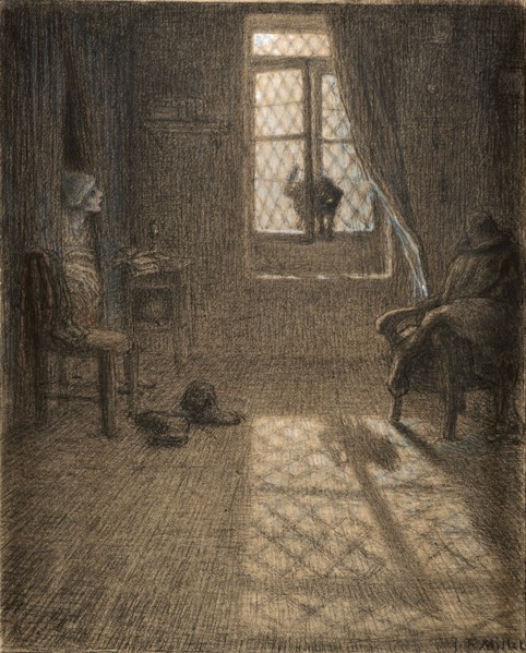 "Le chat" or The Cat at the Window