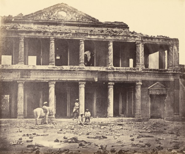 [Interior of Secundrabagh After the Massacre]