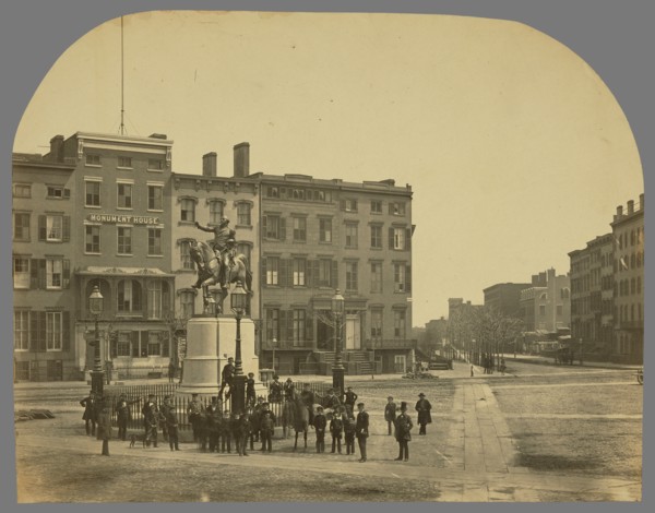 14th Street with Union Square and Washington Monument