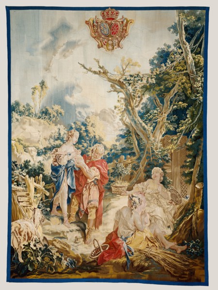 Tapestry: Psyche at the Basketmakers