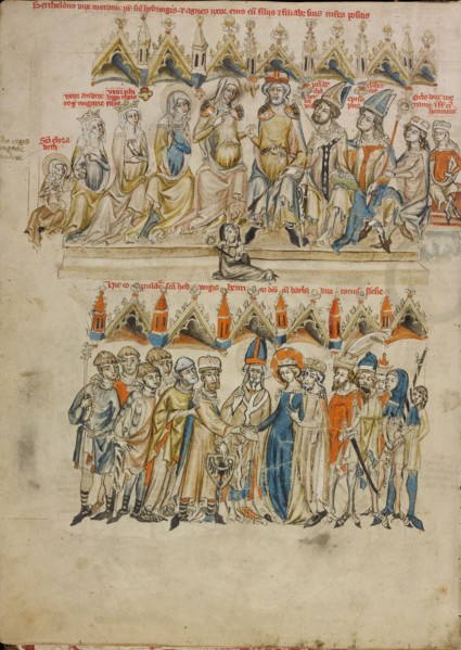 The Family of Berthold VI,  The Marriage of Saint Hedwig and Hei