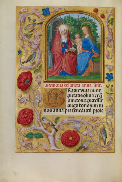 The Virgin and Child with Saint Anne