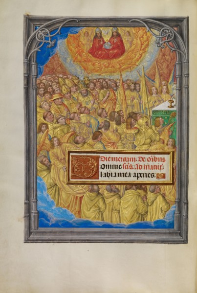 Martyrs and Saints Worshipping the Lamb of God