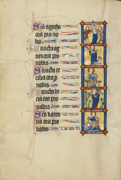 The Martyrdom of Saint Agatha,  Saint Agnes,  Saint Cecilia,  Sa