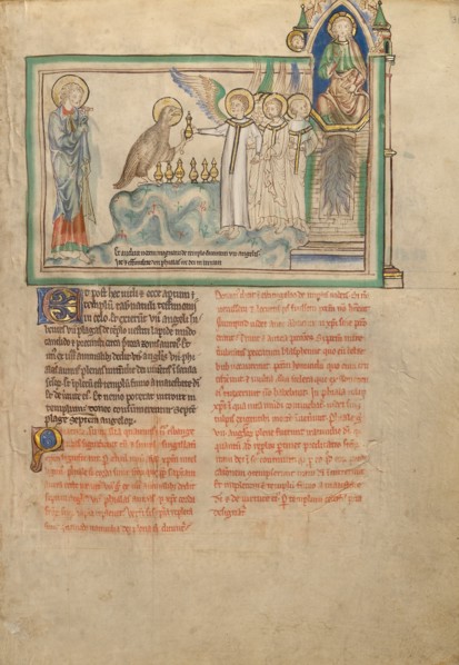 The Eagle Giving the Vessels with the Seven Last Plagues to the