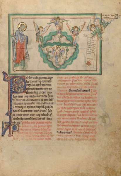 Angels Holding the Four Winds and an Angel Signifying Christ
