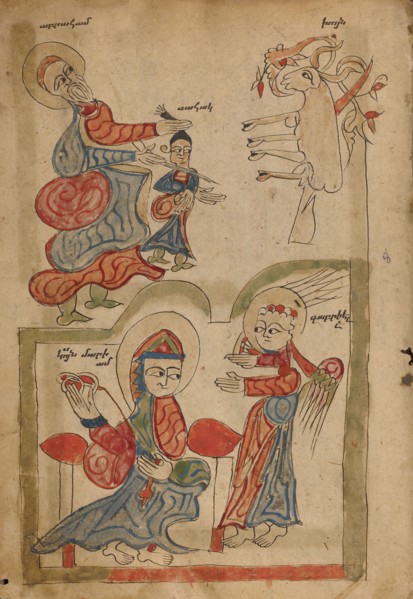 The Sacrifice of Isaac and The Annunciation