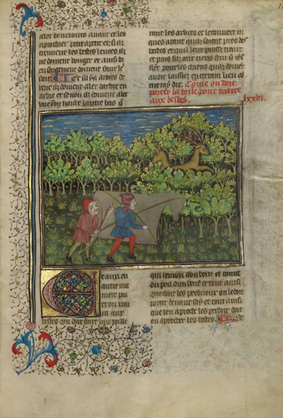 Archers behind a Mock Cow Approaching Deer