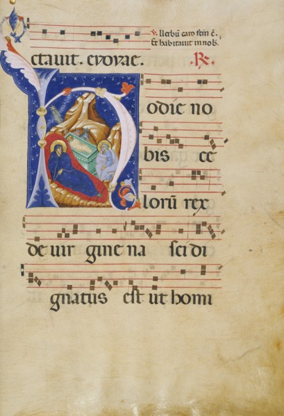 Initial H: The Nativity