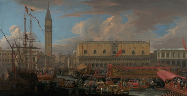 The Bucintoro Departing from the Bacino di San Marco