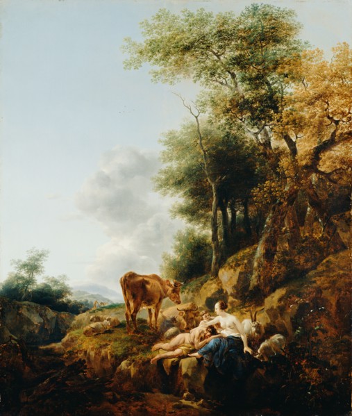 Landscape with a Nymph and a Satyr