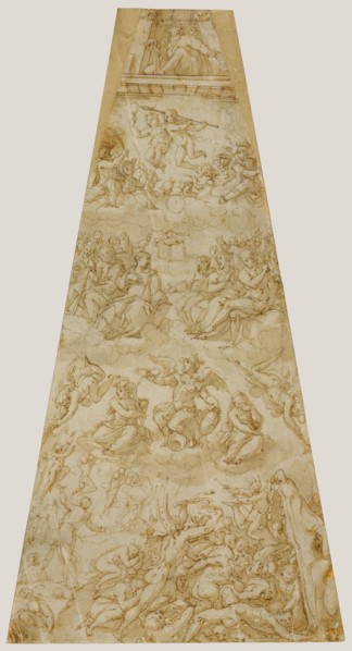 Compositional Study for the Southeast Section of the Cupola of F