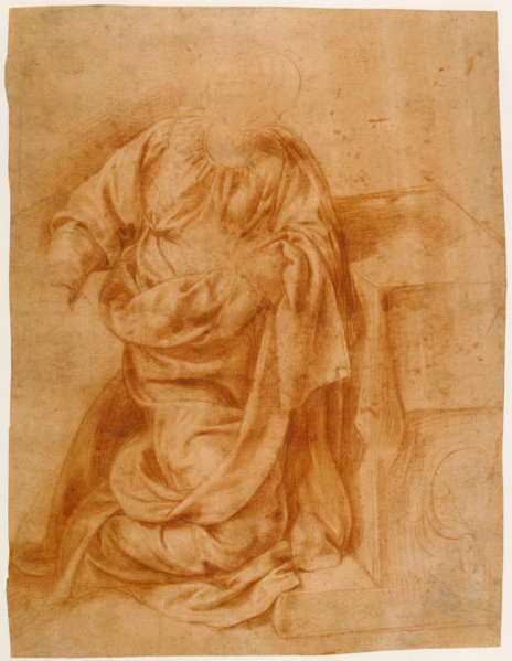 Study for the Kneeling Virgin