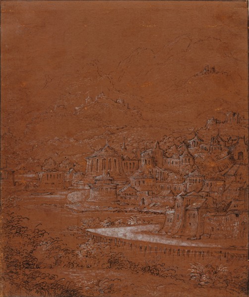 Mountain Landscape with an Imaginary City