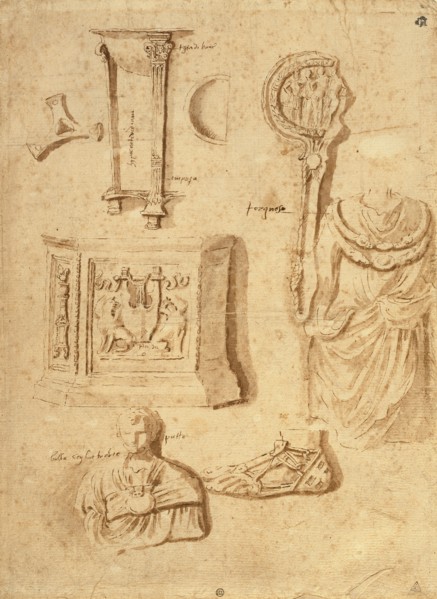 Studies of Antiquities (recto),  Studies of Antiquities (verso)