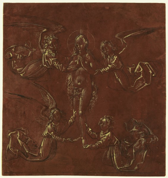 Mary Magdalen Transported by Four Angels