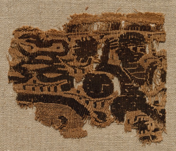 Fragment, Part of an Ornament from a Garment, 500s. Egypt, Byzantine period, 6th century. Tapestry