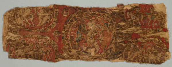 Fragment, 500s - 600s. Egypt, Byzantine period, 6th - 7th century. Tapestry weave; overall: 21 x 82