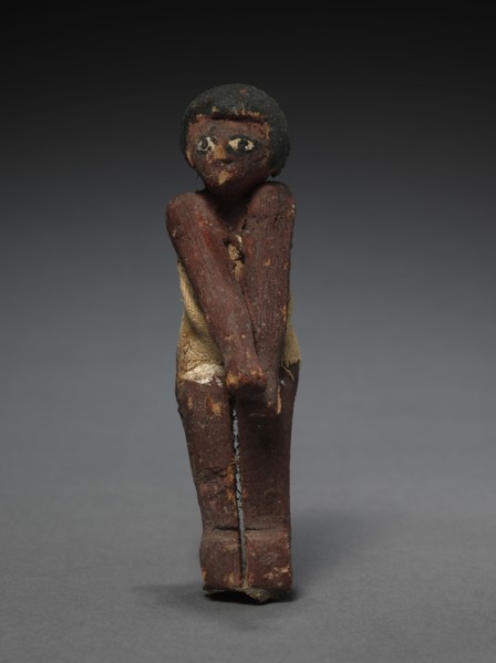 Seated Model Sailor, c. 2000-1000 BC. Egypt, Middle Kingdom, late Dynasty 11 (2040-1980 BC) to