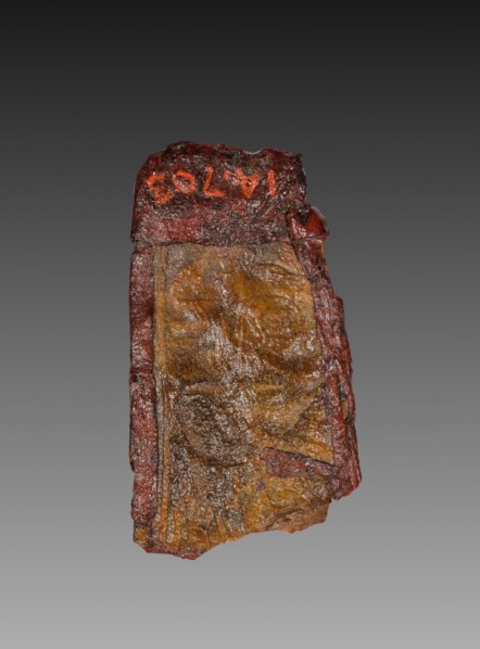 Tab from Mummy Band, 945-715 BC. Egypt, Third Intermediate Period, Dynasty 22, reign of Osorkon I.