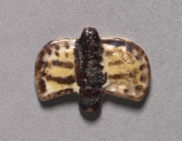 Butterfly Inlay, 1350-1296 BC. Egypt, New Kingdom, late Dynasty 18 (1540-1296 BC). Polychrome