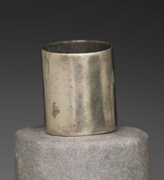 Element of Wig Decoration, 1980-1801 BC, Egypt, Middle Kingdom, Dynasty 12, Silver