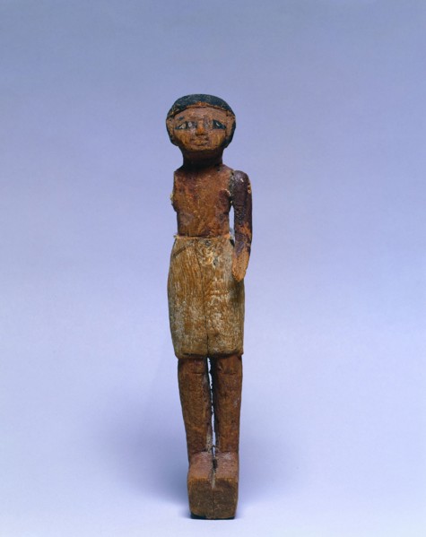 Model Figure of a Man, 1980-1801 BC. Egypt, Middle Kingdom, Dynasty 12, 1980-1801 BC. Painted wood;