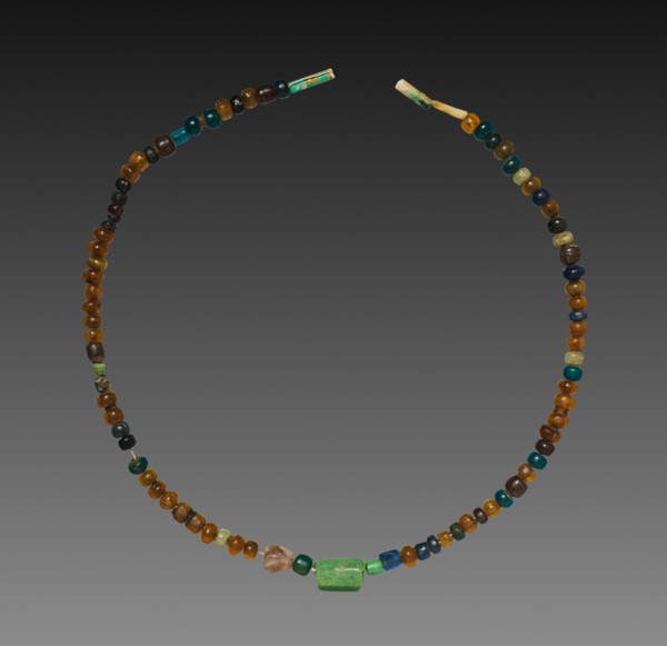 Necklace, 30 BC-AD 395. Egypt, Roman Empire. Various materials; overall: 43 cm (16 15/16 in.).