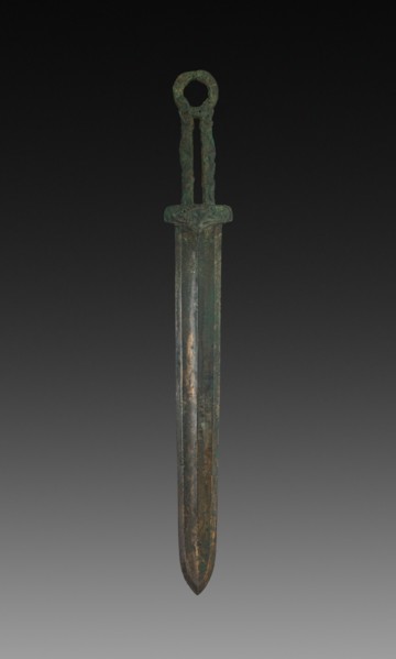 Sword, Han dynasty (206 BC-AD 220). China, Han dynasty (202 BC-AD 220). Bronze; overall: 7 cm (2