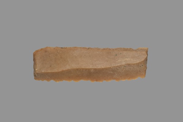 Sickle Blade, 1980-1801 BC. Egypt, Middle Kingdom, Dynasty 12. Flint; overall: 5 cm (1 15/16 in.).