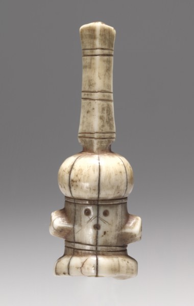 Whistle, late 1800s. Central Africa, Democratic Republic of the Congo or Angola, Chokwe people,