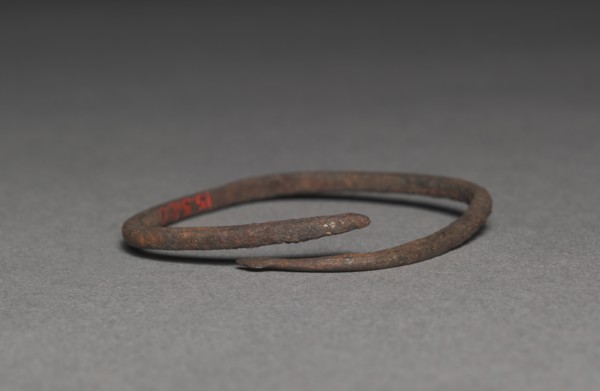 Bracelet, 2nd-3rd century AD. Egypt, Roman Empire. Iron; diameter: 4.7 cm (1 7/8 in.).