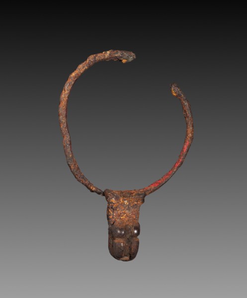Key Ring, 30 BC-AD 395. Egypt, Roman Empire. Bronze; diameter: 2 cm (13/16 in.); overall: 0.9 cm