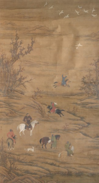 Hunting Horses, ca. 1600-1900. China, Ming dynasty (1368-1644) - Qing dynasty (1644-1911). Hanging