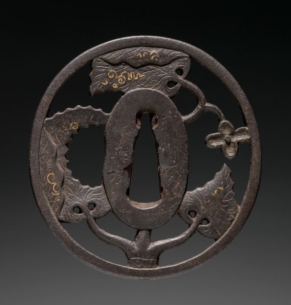 Sword Guard, second quarter of the 19th century. Masakata (Japanese). Iron; overall: 6.8 x 7 cm (2