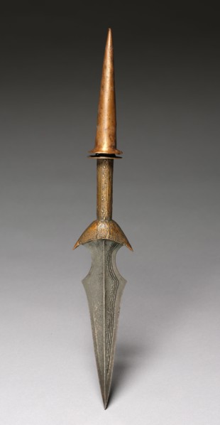 Knife, 1800s. Central Africa, Democratic Republic of the Congo, 19th century. Forged iron and