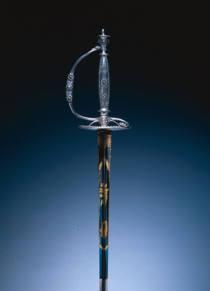 Court Sword, c. 1790. England, London or Birmingham, late 18th Century. Steel; silver hilt,