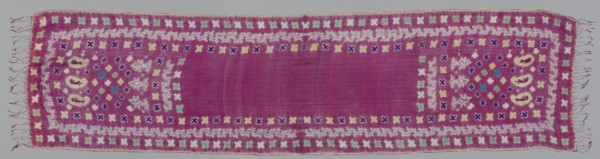 Silk Veil, 1800s - early 1900s. India, 19th - 20th century. Tritik (stitch resist); silk; overall: